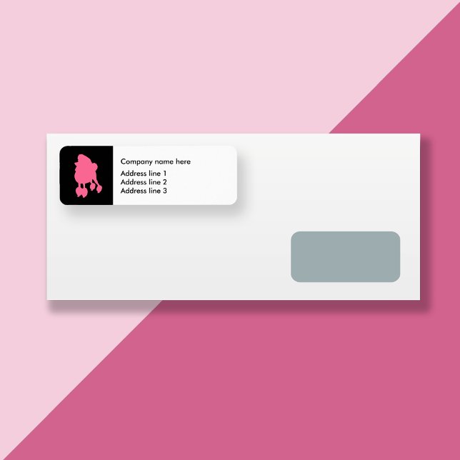 Trendy Pet Grooming Address Sticker Labels (Creator Uploaded)