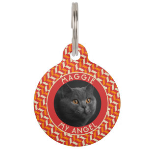 Trendy Pet Lover Gift Herringbone Tag