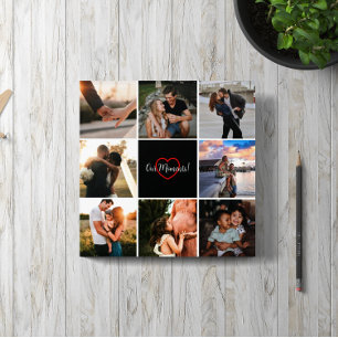 Trendy Photo Collage Magnetic Card