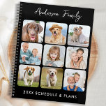 Trendy Photo Collage Personalised 2023 Calendar  Planner<br><div class="desc">Custom photo collage calendar planner. Keep all your appointments and schedule handy with our fun photo planner that has 9 photos to personalise and name. This trendy photo collage planner is perfect for work schedule, kids school events, family appointments, and your favourite pets dog schedule. Design is on front and...</div>
