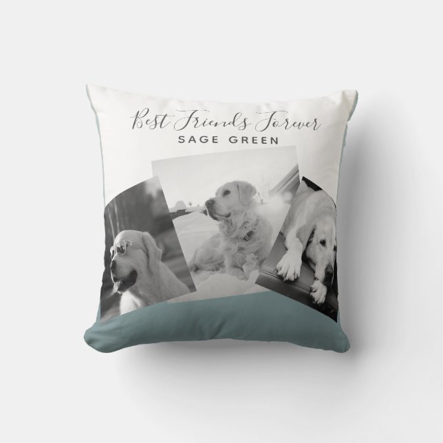 Trendy PHOTO Collage Pillows for GIRLS - Cute Fun (Front)