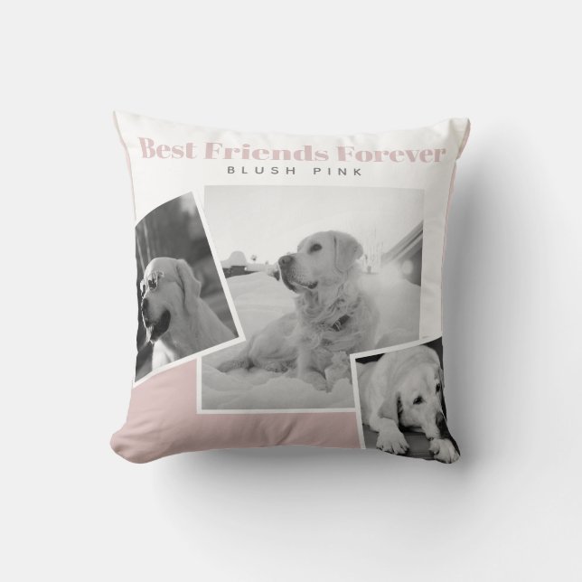 Trendy PHOTO Collage Pillows for GIRLS - Cute Fun (Front)