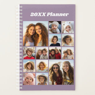 Trendy Photo Collage - Up to 14 photos Orchid Planner
