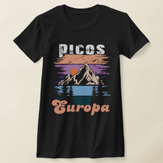 Trendy Picos de Europa National Park Retro T-Shirt
