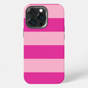 Trendy Pink Cabana Stripe Tough Case iPhone