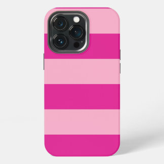 Trendy Pink Cabana Stripe Tough Case iPhone
