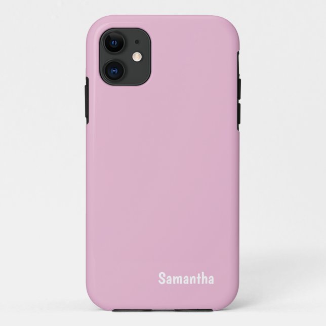 Trendy Pink Colour Phone Case Samsung iPhone  (Back)