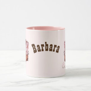 Trendy Pink Cowgirl Boots Modern Western Mug