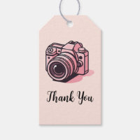 Trendy Pink DSLR Camera Photography Personalised