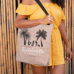 Trendy Pink Girly Bachelorette Personalised Tote Bag<br><div class="desc">Great Tote Bag for the Bride and Bridal Team on a Bachelorette Weekend Party! Simply personalise by customising name.</div>