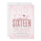 Trendy Pink Glitter Sweet 16 Party