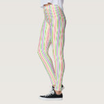 Trendy Pink Rose Blue Green Yellow White Pastel Leggings<br><div class="desc">Trendy Pink Rose Blue Green Yellow White Pastel Colours Modern Elegant Leggings.</div>