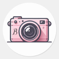 Trendy Pink Snapshot Shoot Camera Photography