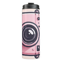 Trendy Pink Snapshot Shoot Camera Photography