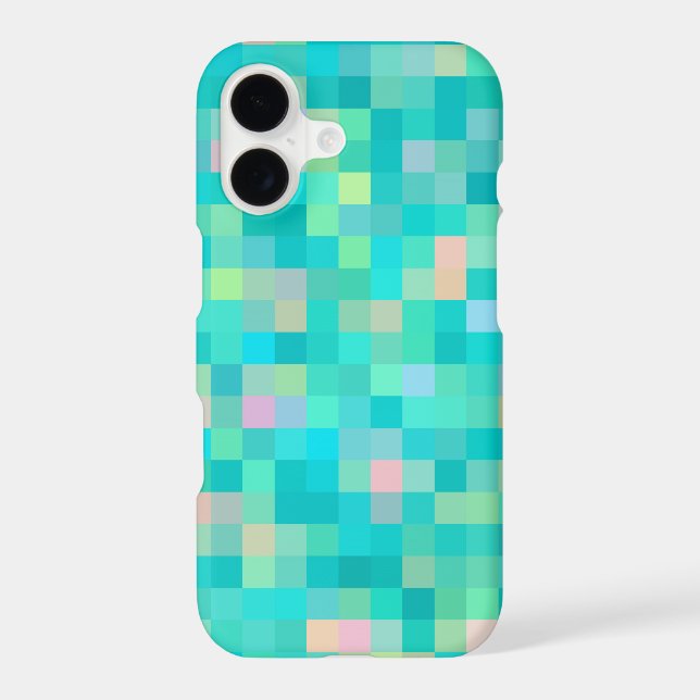 Trendy Pixel Art Multicolor Pattern (Back)
