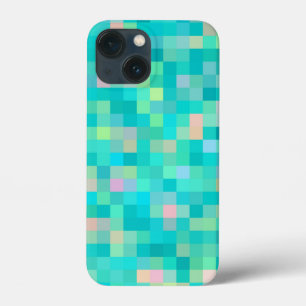 Trendy Pixel Art Multicolor Pattern iPhone 13 Mini Case