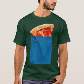 Trendy Pizza Pocket Humour 33495680 T-Shirt