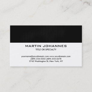 Trendy Plain Simple Automotive Business Card