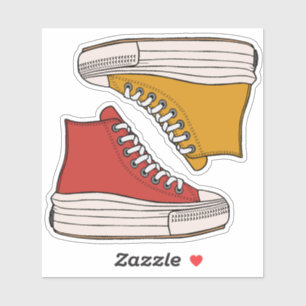 Trendy platform, high-top sneakers shoes