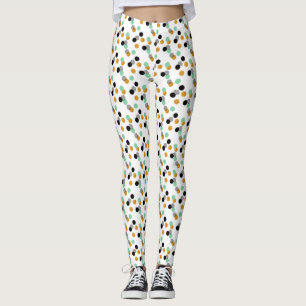 Trendy Polka Dots Pattern Leggings