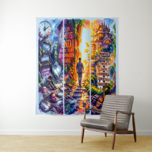 Trendy -Positive  Tapestry