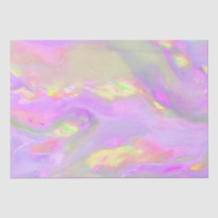 Trendy pretty colourful abstract waves tissue paper