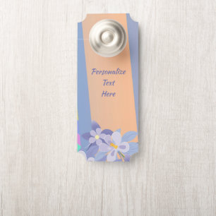 Trendy & Pretty Lilac Flowers Elegant Room Door Hanger