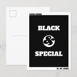 Trendy Print Set Black And White Prints Digital Pr Invitation Postcard