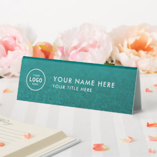 Trendy Professional business logo Desk Nameplate 