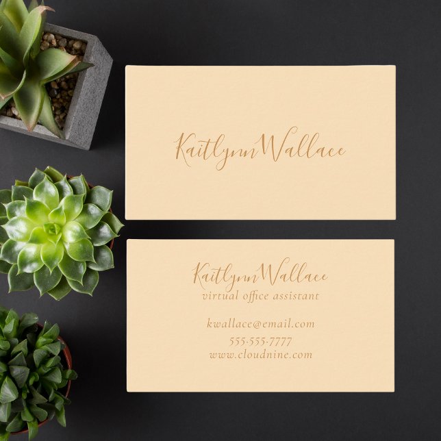 Trendy Professional Minimalist Social Media Business Card (Creator Uploaded)