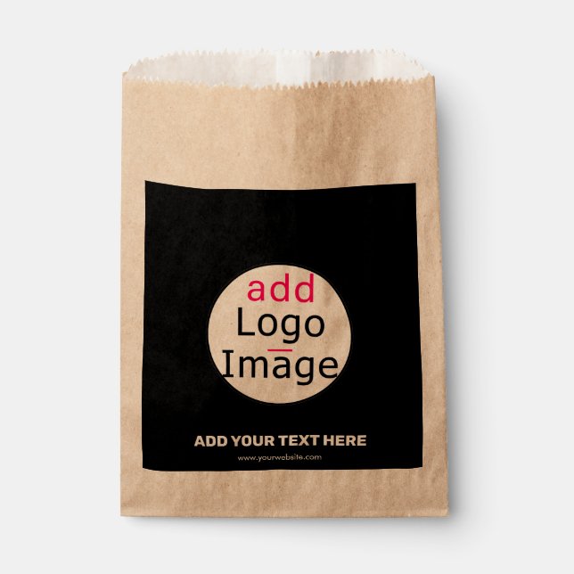 Trendy professional modern business custom brand   favour bag (Front)