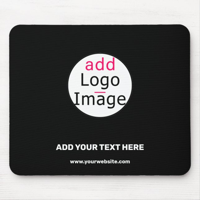 Trendy professional modern customisable brand mouse pad (Front)