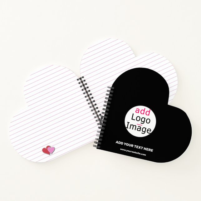 Trendy professional modern customisable brand  notebook (Inside)