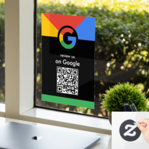 Trendy Professional Scan to Review Google QR Code