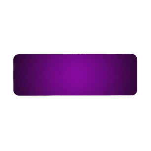 Trendy Purple-Black Grainy Vignette Return Address Label