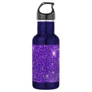 Trendy Purple Sparkling Glitter Glitz 532 Ml Water Bottle