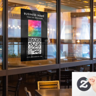 Trendy QR Code Logo Modern Minimalist Template
