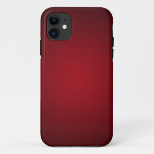 Trendy Red-Black Grainy Vignette iPhone 11 Case