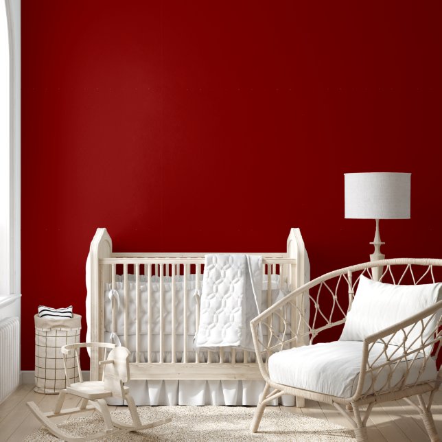 Trendy Red Velvet Solid Colour | Elegant Wallpaper (Kids)