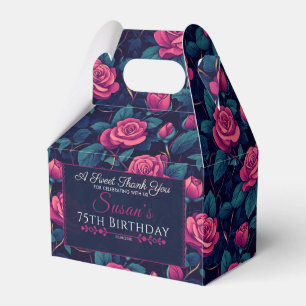 Trendy Rose Birthday Favour Box For Milestone Birt