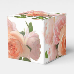 Trendy Roses Modern Elegant Design Template Favour Box