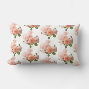 Trendy Roses Modern Elegant Template Lumbar Cushion