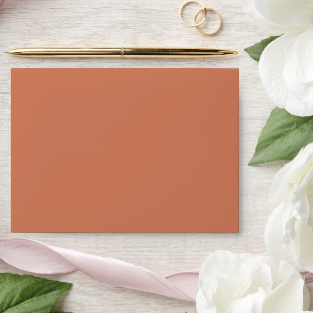 Trendy Rustic Copper - Envelope (Wedding)