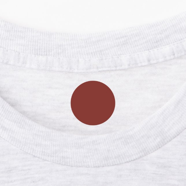 Trendy Rustic Red-Brown - Label (Affixed)