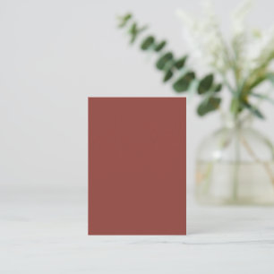 Trendy Rustic Red-Brown - Note Card