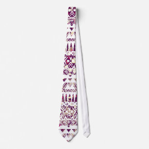 Trendy Rustic Tribal Aztec Pattern Tie