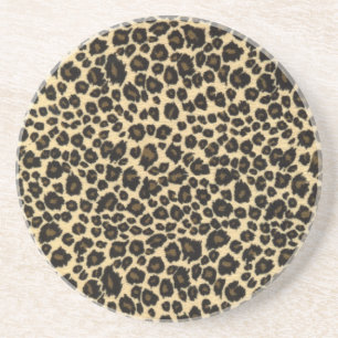 Trendy Safari Leopard Print Coaster