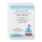 Trendy Sailboat 5x7 Baby Shower Invitation