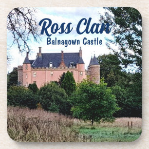 Trendy Scottish Ross Clan's Balnagown Castle Coaster