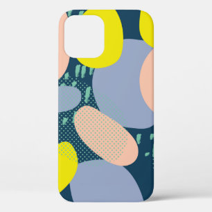 trendy seamless pattern of geometric shapes and do iPhone 12 case